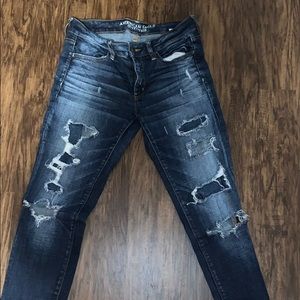 American eagle ripped jegging